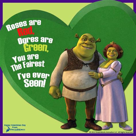 shrek and fiona valentine s day e cards know your meme