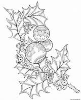 Coloring Relaxing Baubles sketch template