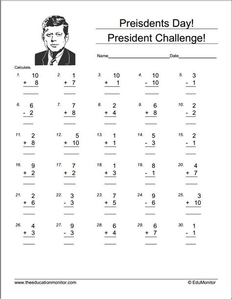 presidents day  printables  activities