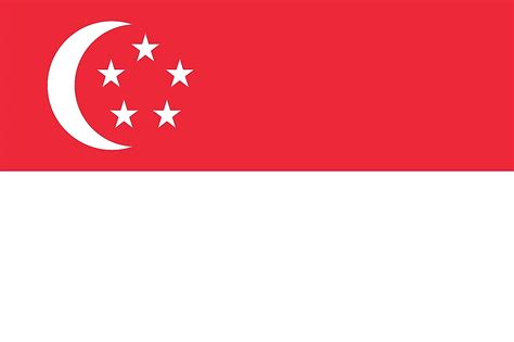 flags symbols and currency of singapore world atlas