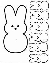 Peeps Easter Peep Printable Coloring Pages Clipart Bunny Cut Template Print Drawing Crafts Logo Spring Cricut Cliparts Nonsense Color Nanny sketch template