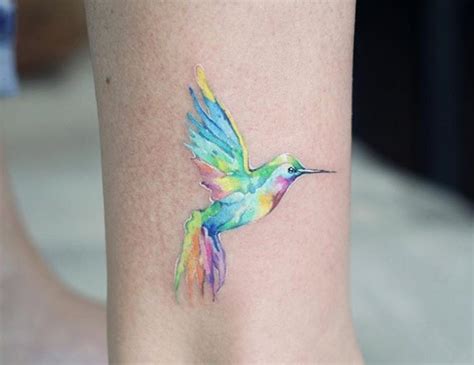 28 Best Watercolor Hummingbird Tattoo Designs Page 2 Of 7 The Paws