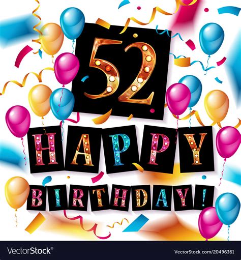 years anniversary happy birthday celebration vector image