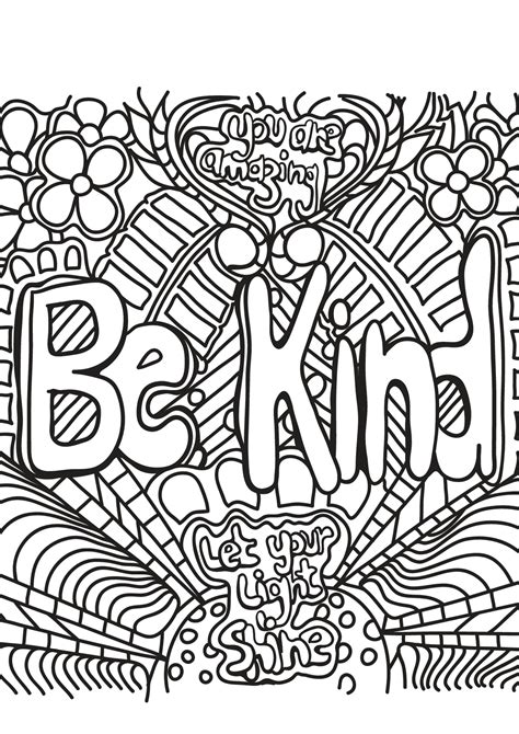 book quote  quotes adult coloring pages