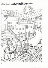 Wise Coloring Men Three Pages Nativity Christmas Printable Jesus Colouring Sheets Adults Adult Books Craft Choose Board sketch template