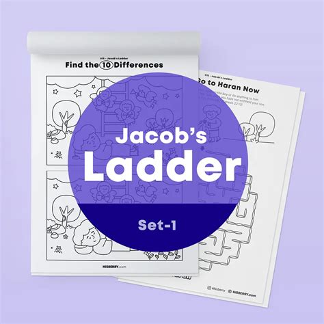jacobs ladder bible lesson activity worksheets  kids hisberry