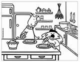 Coloring Kitchen Tuesday Pancake Pancakes Pages Cooking Cook Printable Jobs Drawing Coloringpages sketch template