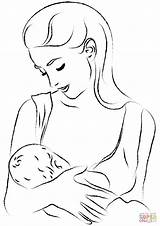 Breastfeeding Allaitement Colorare Mamma Allattamento Disegno Hijo Madre Slaap Crevasse Figlia Lactancia Materna Eta Arreta Abortion Seno Allatta Amamantando Mamá sketch template