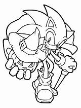 Sonic Colorare Immagini sketch template