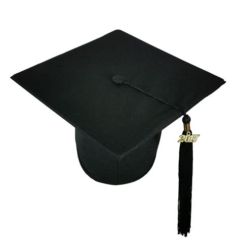 elegant black cap gown high school graduation set rs