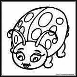Pages Ladybug Coloring Print sketch template