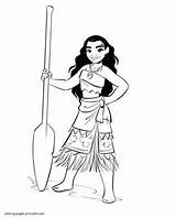 Moana Coloring Clipartmag Princesses Characters Maui Tamatoa Supercoloring Hei sketch template