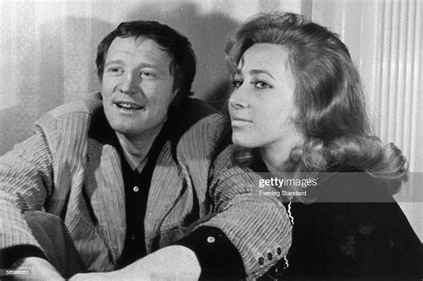 Irish Actor Richard Harris At Home With His Wife Elizabeth 29th