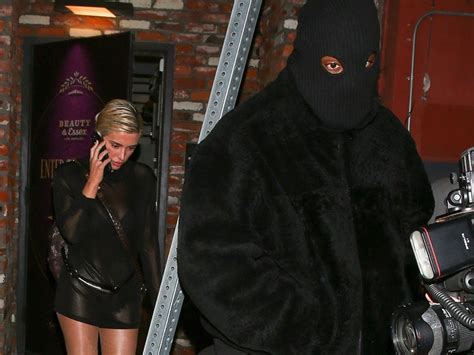 Kanye West Enjoys Date Night With Wife Bianca Censori Covers Whole Face
