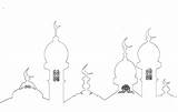 Adabi Mosque sketch template
