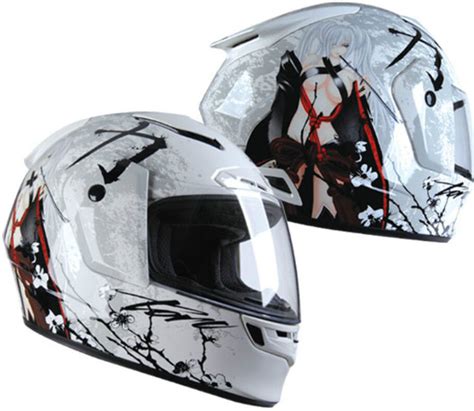 torc t19 phantom full face motorcycle helmet dot ece anime white small s