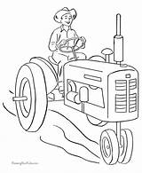 Farm Pages Coloring Tractor Printable Choose Board Colouring sketch template
