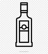 Tequila Botella Liquor Pinclipart sketch template