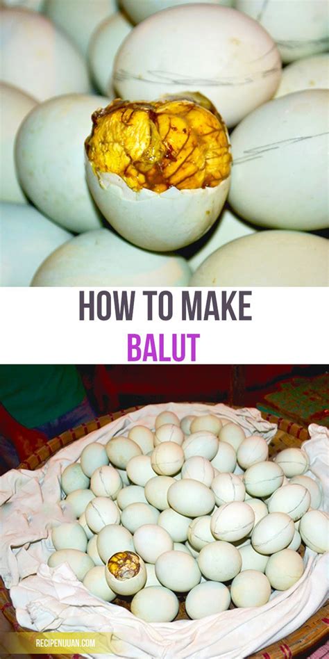 how to make balut fertilized egg embryo recipe food