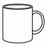 Mug Coffee Cup Clipart Taza Coloring Line Pages Drawing Cups Template Outline Printable Mugs Google Para Dibujo Clip Templates Hot sketch template