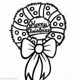 Christmas Wreath Merry Coloring Pages Xcolorings 72k Resolution Info Type  Size Jpeg Printable sketch template