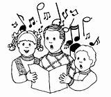 Singing Kids Clip Clipart Children Lds Coloring Pages Primary Choose Board Songs School sketch template