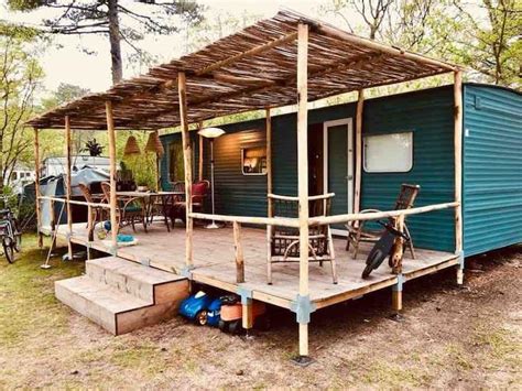 comfortable caravan  camping bakkum apartments  rent  castricum noord holland