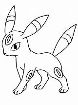 Pokemon Coloring Pages Printable Printables Kids Drawing Umbreon sketch template