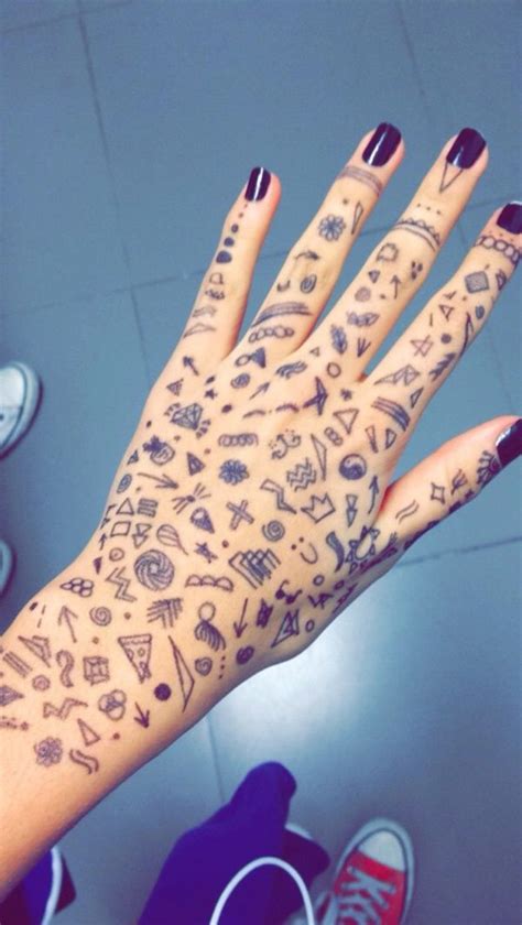 cool and easy things to draw on your hand anya roberge