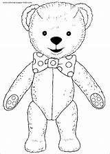 Coloring Andy Pages Pandy Teddy Bear Cartoon Color Printable Sheets Cartoons Character Print Kids Book sketch template