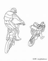 Coloring Motocross Pages Bikers Trail Moto Dessin Google Davidson Harley Freestyle Color Ktm Motorcycle Ca Hellokids Print Online sketch template