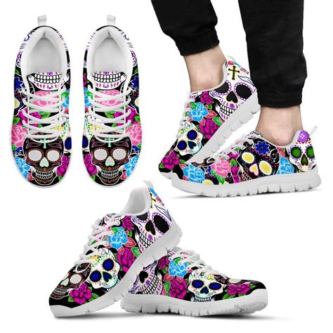 vibrant sugar skull sneakers sweet shoes and accessories pinterest zapatos and calaveras