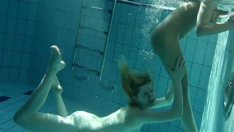 Amazing Duet Of Hot Russian College Girls In The Pool