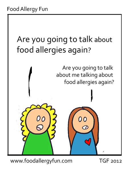 food allergy fun   food allergy cartoon