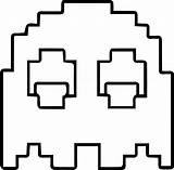Pacman Pac Ausmalbilder Fantasma Pixelado Cokitos Pixelados Ghosts Mazes Wonder Tableros Clipartmag Educativeprintable Charaktere sketch template