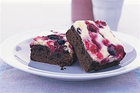 mixed berry cheesecake brownies recipe au