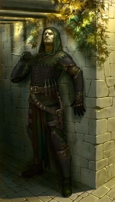 thief  medok fantasy warrior fantasy illustration character