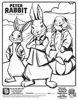 Rabbit Peter Coloring Movie Pages Happy Meal Colouring Printable Sheets Supertips sketch template