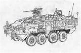 Stryker M1131 Deviantart sketch template