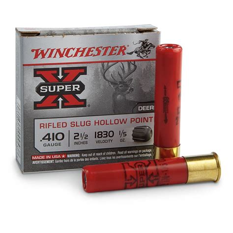 winchester super  rifled slugs  gauge    oz  rounds   gauge shells