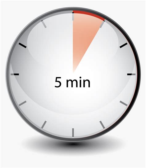 Clip Art 5 Minute Timer Clipart 5 Minute Clock Png