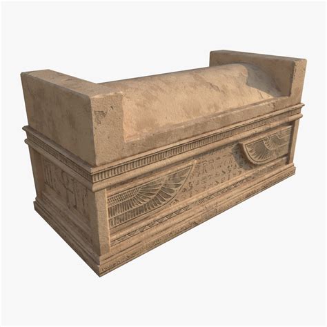 model egyptian sarcophagus ready