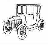 Car Para Antique Coloring Colorear Autos Antiguos Coches Dibujos Coloringcrew Cars Color sketch template