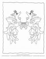 Coloring Seadragon Leafy Creature Templates Sea 792px 08kb Popular sketch template
