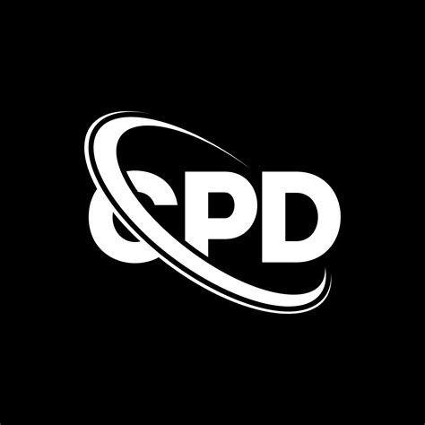 cpd logo cpd letter cpd letter logo design initials cpd logo linked  circle  uppercase