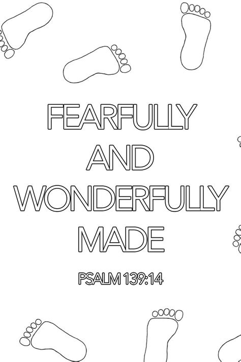 fearfully  wonderfully  coloring pages   video