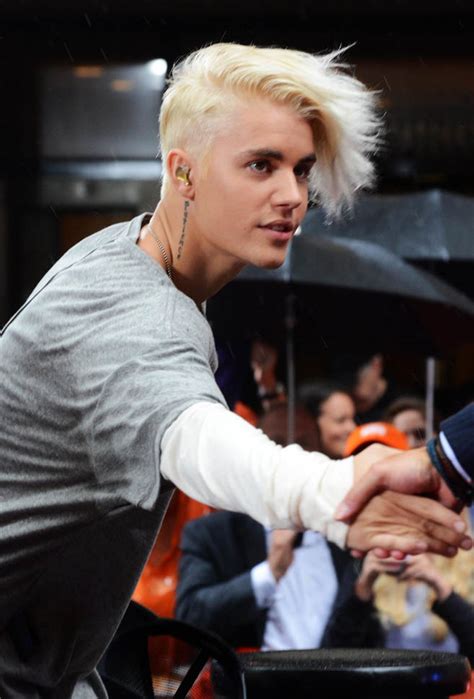 Justin Bieber Debuts Platinum Blonde Hair On The Today