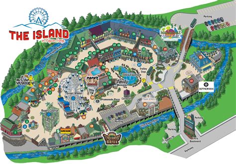 citigraph theme park  attraction map design examples citigraph theme park map design