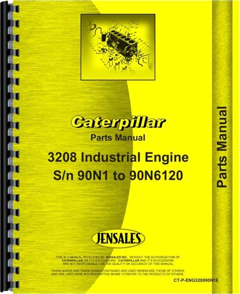 caterpillar  engine parts manual