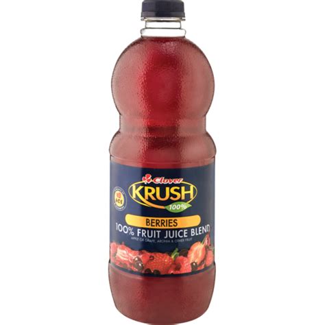clover krush 100 berries fruit juice blend 1 5l fresh fruit juice